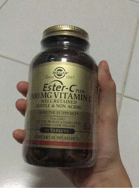 ภาพสินค้า(( มีสินค้าพร้อมส่งค่ะ )) Solgar, Ester-C Plus, Vitamin C, 1,000 mg, 90 Tablets จากร้าน vitaminfamily บน Shopee ภาพที่ 2