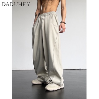 DaDuHey🔥 2022 Male Summer Regular Hong Kong Style Fashion Straight Casual Versatile Pants Male Loose Trendy Versatile Sports Pants