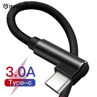 [DS] สายชาร์จเคเบิ้ล usb/type c &amp; micro usb ยาว 1 เมตร 90 องศาสําหรับโทรศัพท์ android