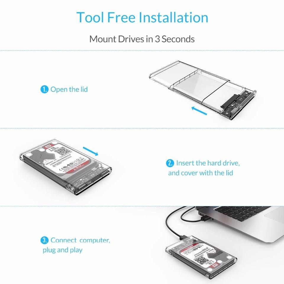 orico-2139u3-กล่องใส่-hdd-harddisk-ssd-2-5-นิ้ว-สีใส-usb3-0-transparent-usb3-0