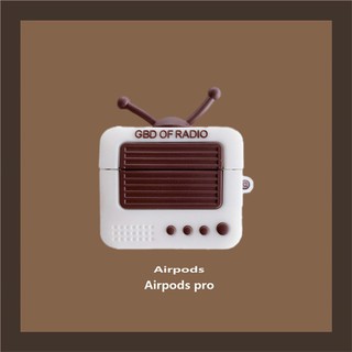 เคสแอร์พอด เคสซิลิโคน หูฟัง Apple AirPods PRO ซิลิโคน Apple AirPods ลาย RADIO POD-1140