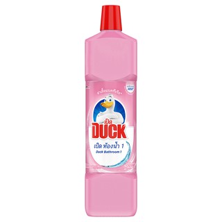 Duck Bathroom Cleaner 1 Pink Smooth เป็ด ผลิตภัณฑ์ทำความสะอาดห้องน้ำ สูตรขจัดคราบทั่วไป กลิ่น พิงค์สมูท 900 มล.