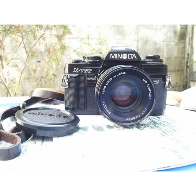 Titre : Appareil photo argentique Minolta X-700 + 2 objectifs + flash – Très bon état - Photo, audio & vidéo