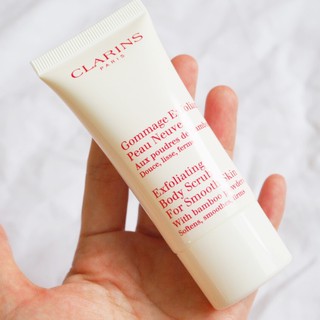 ส่งฟรี Clarins Exfoliating Body Scrub For Smooth Skin 30ml บอดี้สครับ