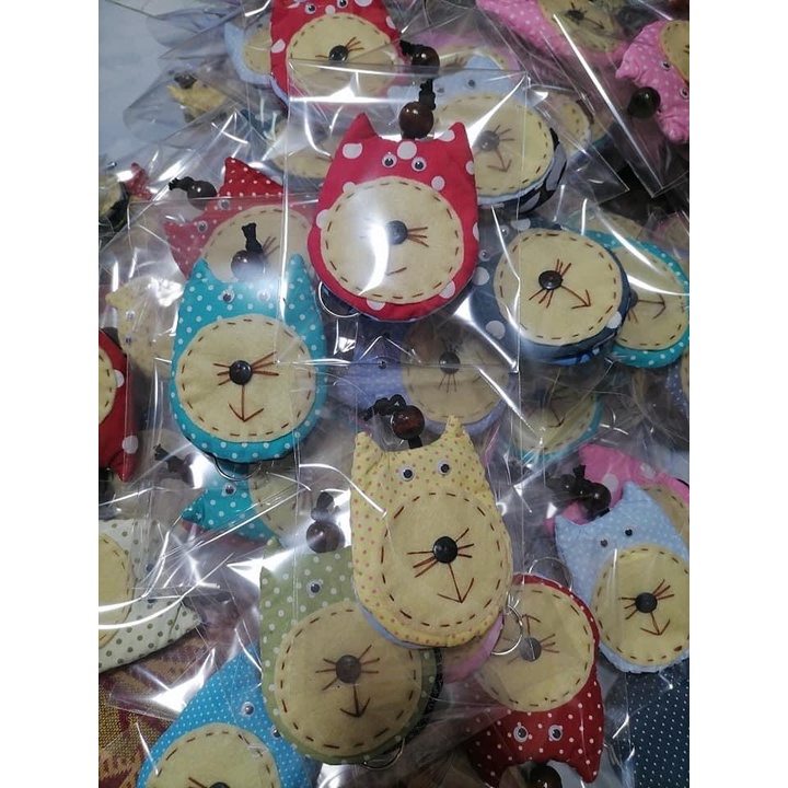 ของขวัญปีใหม่-ของชำร่วย-ของที่ระลึกในโอกาสต่างๆ-ที่เก็บกุญแจงานhandmadeทำจากผ้ารูปสัตว์ต่างๆ42