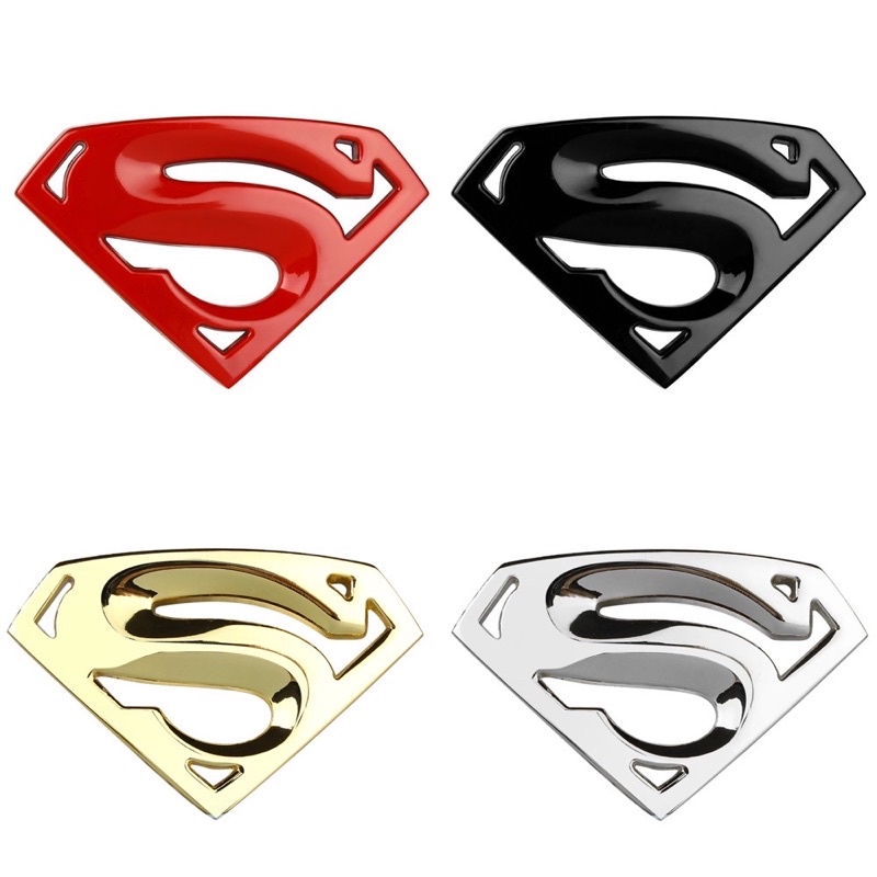 สติ๊กเกอร์-โลหะ-superman-dc-ซุปเปอร์แมน-สติ้กเกอร์-ติด-แต่ง-รถ-รถยนต์-ฮีโร่-hero-แบทแมน-batman-ซุปเปอ-แบด-แบต-แบท-แมน-3d