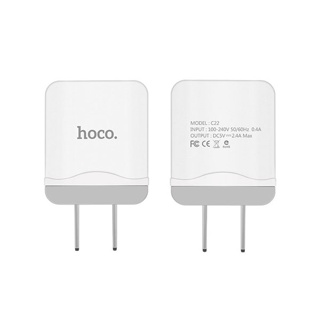 โปรโมชั่น : Hoco C22 ชุดชาร์จ 2.4A ราคาถูก หัวชาร์จพร้อมสาย ชาร์จเร็ว ชาร์จดี พร้อมประกัน 1 ปี