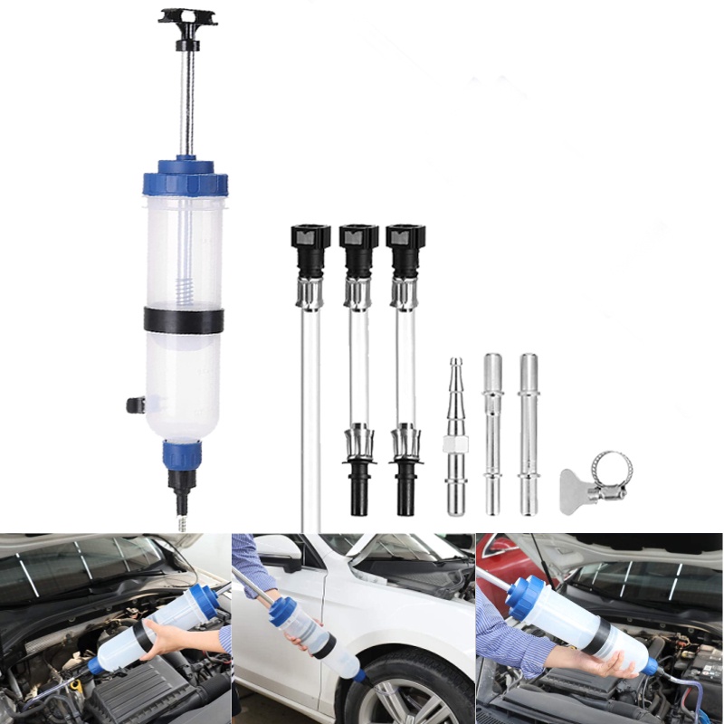 Universal Car Oil Fluid Extractor Brake Fluid Syringe Pump Oil Change