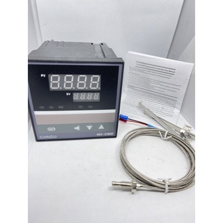 ถูกสุด! ร้านแนะนำ Temperature Controller REX-C900FK07 RELAY SSRพร้อมสายเทอร์โมวัดอุณหภูมิ