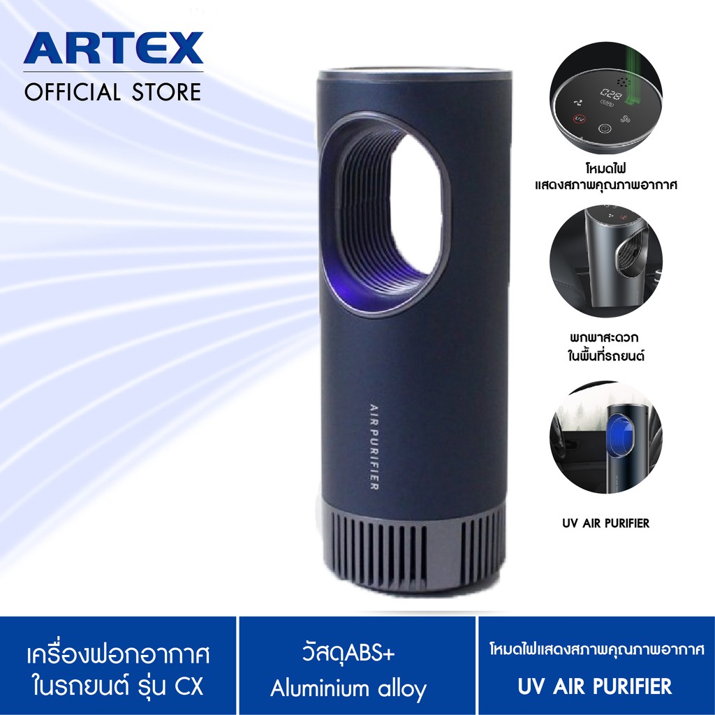 ไส้กรองเครื่องฟอกอากาศในรถยนต์-รุ่น-cx-car-air-purifier-ไส้กรอพิเศษ-hepa1-carbon-filter-กรองฝุ่น-pm2-5-กรองกลิ่นในอากาศ