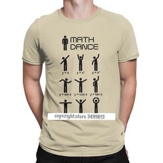 แฟชั่น✚◕⊙ผู้ชายคณิตศาสตร์เต้นรำ Tee เสื้อคณิตศาสตร์คณิตศาสตร์ตลกรอบคอเสื้อผ้าฝ้าย Tees ตลก T เสื้อ Product