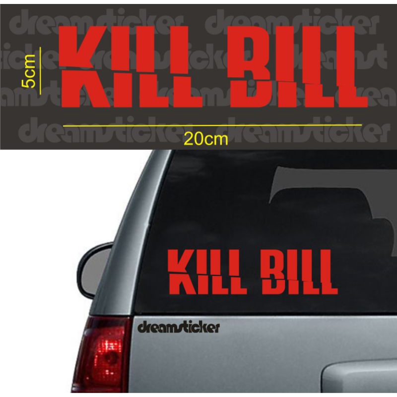 สติกเกอร์-kill-bill-สําหรับติดตกแต่ง