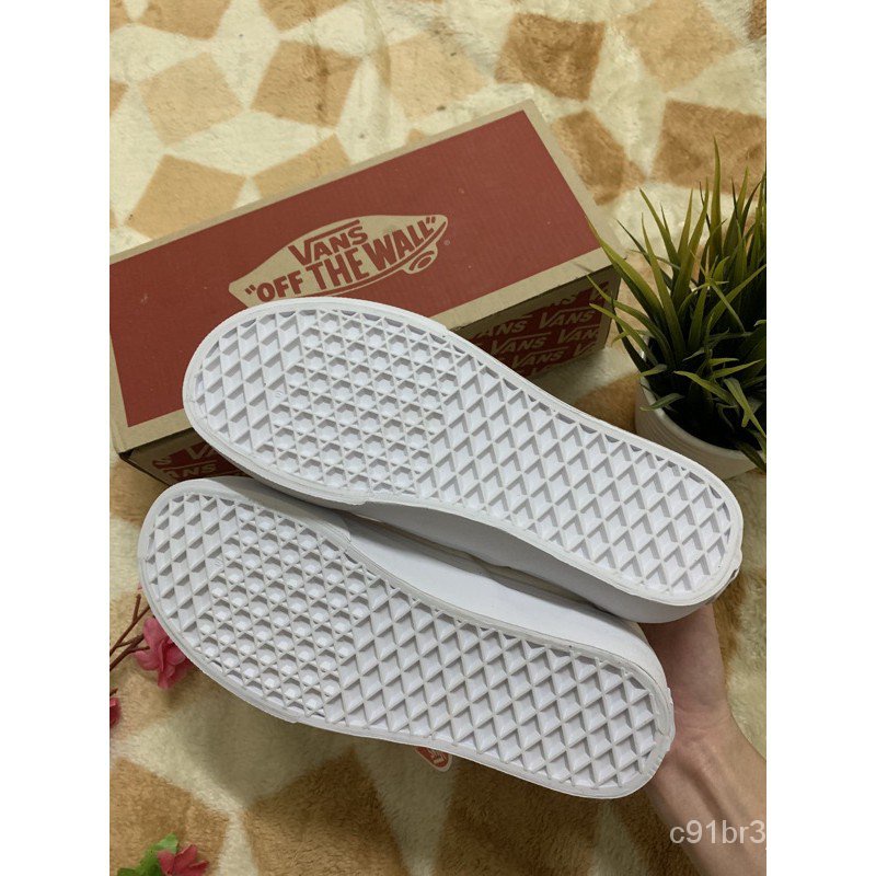 ถูกตาแตก-vans-slip-on-white-ของแท้-อ่านก่อนสั่งซื้อ