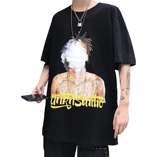 ‘’Wiz Khalifa” เสื้อยืด สตรีทโอเวอร์ไซส์ Wiz Khalifa Oversized T-Shirt