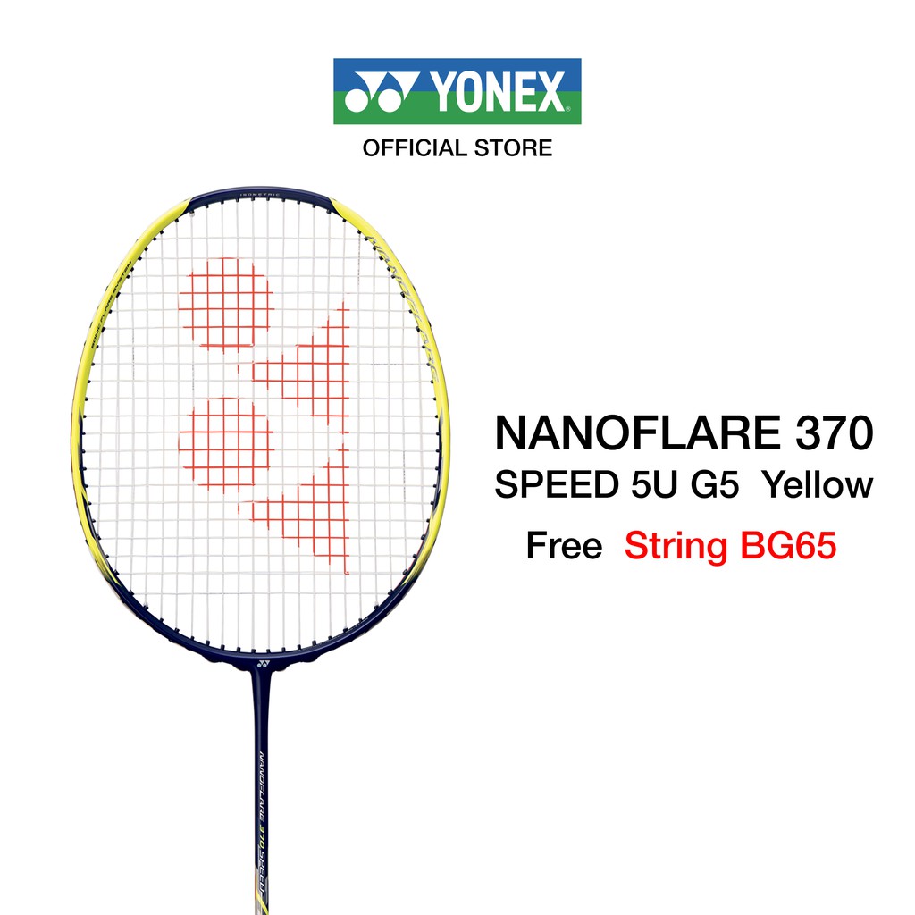 ภาพหน้าปกสินค้าYONEX NANOFLARE 370 ไม้แบดมินตัน น้ำหนัก 5U G5 เหมาะกับผู้เล่นทักษะระดับกลางถึงระดับสูง ก้านแข็ง แถมฟรีเอ็น BG65 จากร้าน yonexthailand บน Shopee