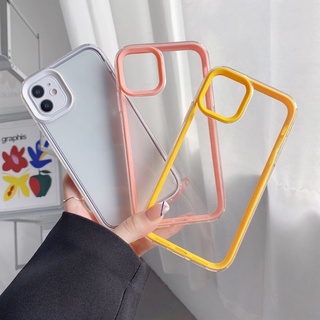 เคสโทรศัพท์มือถือ แบบใส กันกระแทก สีแคนดี้ สีมาการอง สําหรับ iPhone X XS Max XR