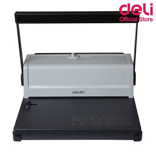 Deli 3889 Comb Binding Machine เครื่องเจาะสันกระดูกงูสำหรับเข้าเล่ม ของแท้ รับประกัน 1 ปี เครื่องเคลือบ เครื่องใช้สำนักงาน