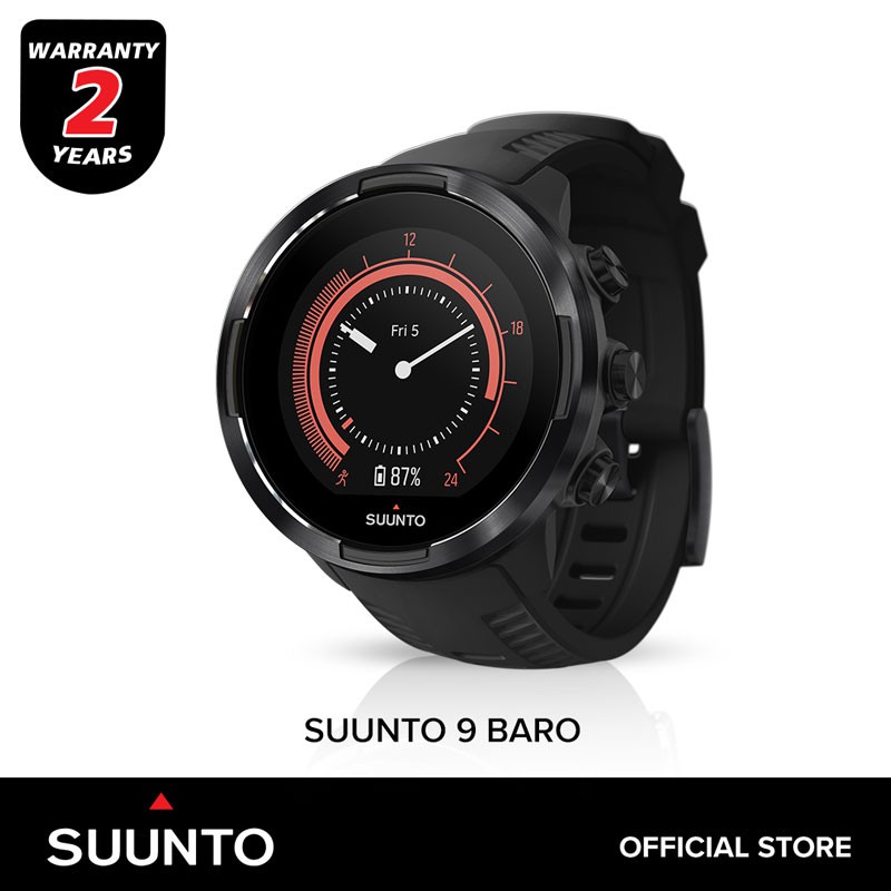ภาพหน้าปกสินค้าSuunto Smartwatch นาฬิกามัลติสปอร์ต รุ่น Suunto9(Baro) สี Black รับประกันศูนย์ไทย 2 ปี จากร้าน suuntoth บน Shopee