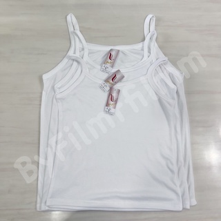 [ ส่งเร็วจากกทม 🇹🇭 ] เสื้อกล้ามป้าย Fairy  เสื้อกล้ามสายเดี่ยวสีขาว made in thailand