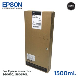 ตลับหมึกแท้ Epson Sure Color SCS60670L/S80670L Ink Cartridge -Black T45P100  (C13T45P100) สีดำ 1500 ml.