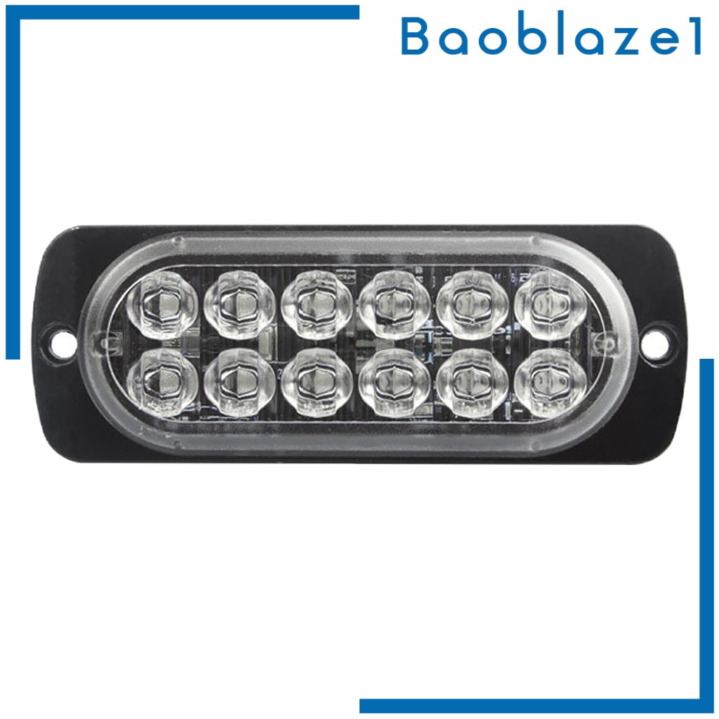 baoblaze1-ไฟแฟลช-led-12-24-v-36-w-กันน้ําสําหรับติดรถยนต์รถบรรทุกรถตู้ยานพาหนะ-12-ดวง