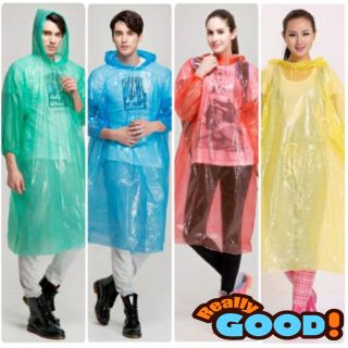 ภาพหน้าปกสินค้าพร้อมส่ง!!เสื้อกันฝนผู้ใหญ่ เนื้อหนา Free size สีพื้น ที่เกี่ยวข้อง