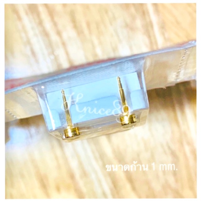 ภาพสินค้ายี่ห้อ ผิวแพ้ง่าย (1แถม1) ต่างหูเพชร Cz 12ราศี Sensitive Earrings 4mm. จากร้าน knice89 บน Shopee ภาพที่ 7
