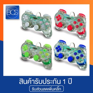 OKER IL-709 Gaming Joy Controller Play Station 2 จอยเกมมิ่ง - (Dark Blue,Red,Green,White,Black)