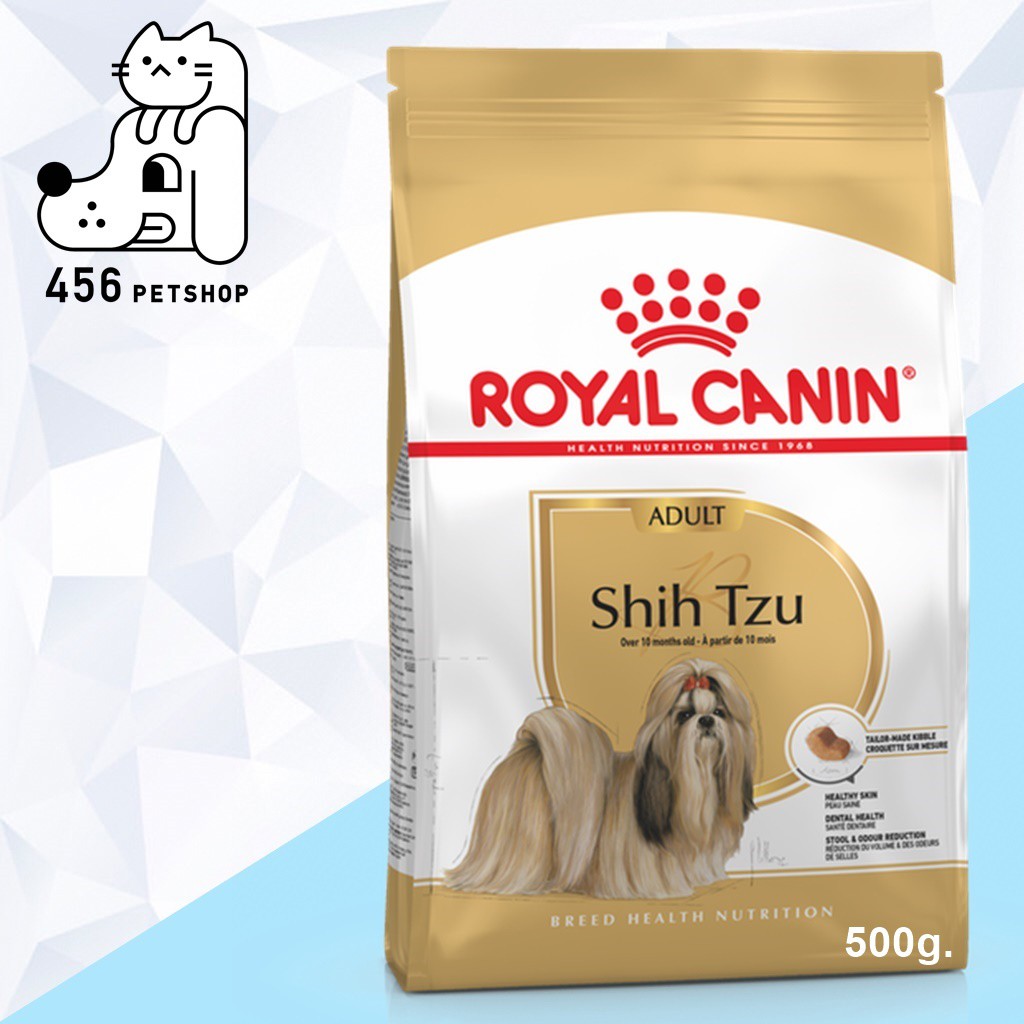 ex-12-23-royal-canin-500g-shih-tzu-adult-อาหารสุนัขโต-สูตรเฉพาะสำหรับสุนัขพันธ์ชิห์สุ