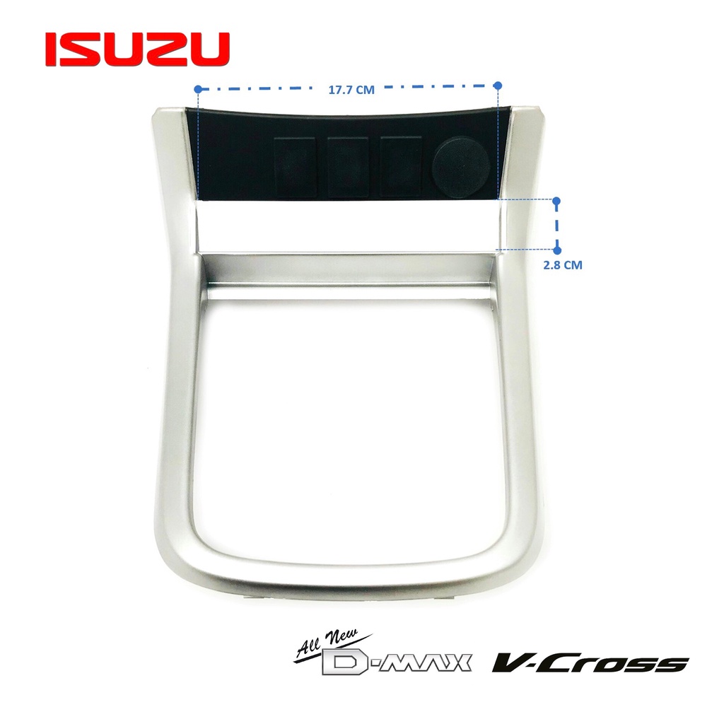 หน้าปรี-d-max-all-new-หน้าปรีแอมป์ติดรถยนต์-isuzu-อิซูซุ-ดีแม็ก-ปี-2012-2019-mu-x-colorado-เกียร์ออโต้