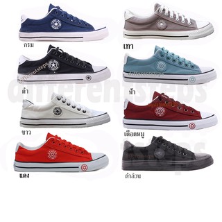 เช็ครีวิวสินค้าส่งฟรี Differentsteps รองเท้าผ้าใบผู้ชาย แบบผูกเชือก sneakers for men รหัส Y10 ไซส์ 40-45 ขายดีกว่า 20,000 คู่เท่ใส่สบาย