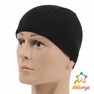 Ahlanya หมวกว่ายน้ำ แห้งเร็ว และกันลื่น  อุปกรณ์ว่ายน้ำ ผู้ชาย ผู้หญิงสามารถใส่ได้ Swimming cap