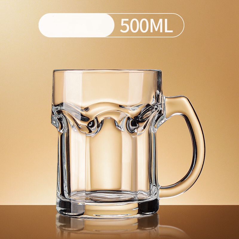 พร้อมส่ง-แก้วเบียร์-hero-hoegaarden-ขนาดใหญ่500ml-มีหู-ความหนา-แก้วโฮการ์เด้น500ml-มีห