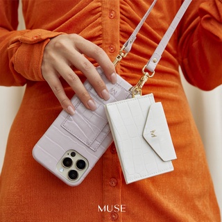 ภาพขนาดย่อของภาพหน้าปกสินค้า( ลดเพิ่ม 65.-) MUSE Strap Card Holder Phone Case WARM Tone (12/12Pro /12Pro Max) จากร้าน muse.onthemove บน Shopee ภาพที่ 3
