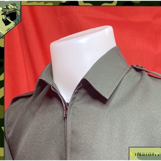 ภาพหน้าปกสินค้า[Bang Bang] [Vinsight] เสื้อคลุมคอปกทหารบกสีเขียวขี้ม้ามีอินธนู 2 ข้าง ที่เกี่ยวข้อง