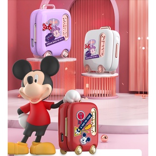 Disney น่ารัก TWS หูฟังไร้สายบลูทูธสำหรับเล่นเกมสเตอริโอเพลงกระเป๋าเดินทาง Earbud หูฟังการ์ตูน Disney Minnie Mickey