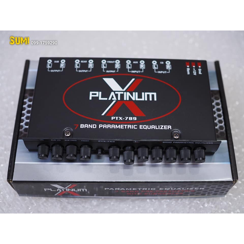 ปรีแอมป์รถยนต์-ปรีแอมป์-7-แบน-platinum-x-รุ่น-ptx-789-ของใหม่