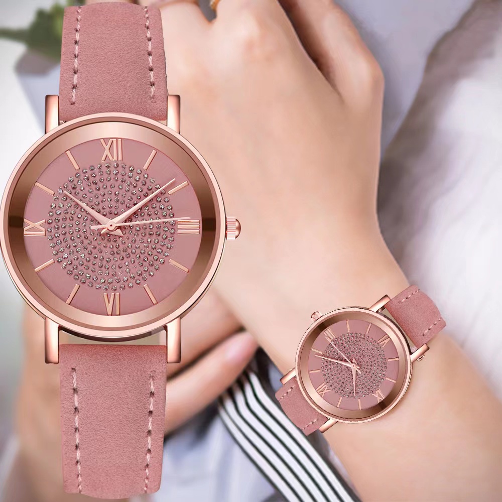 นาฬิกาข้อมือควอตซ์-แบบหน้าปัดเล็ก-สไตล์เกาหลี-แฟชั่นวินเทจ-สำหรับผู้หญิง