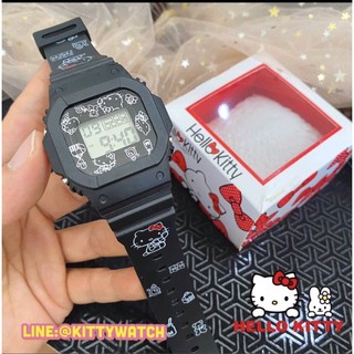 นาฬิกาคิตตี้ ยักษ์เล็กคิตตี้ นาฬิกาดิจิตอลHello kitty watch