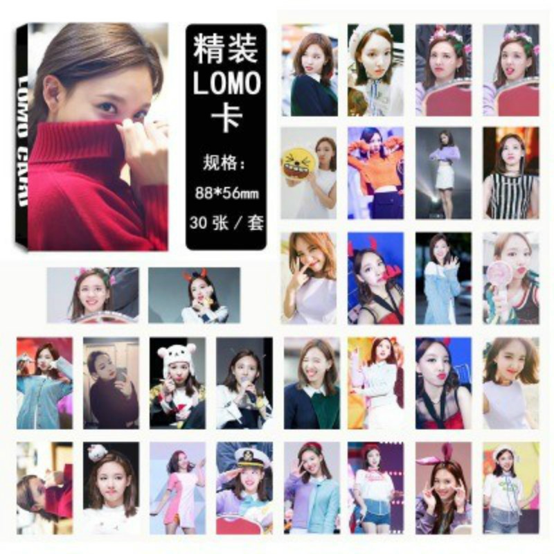ภาพสินค้า30pcs KPOP TWICE Knock Lomo Card Na Yeon Photocard Momo Tzuyu Photo Picture จากร้าน allkpoper.th บน Shopee ภาพที่ 2