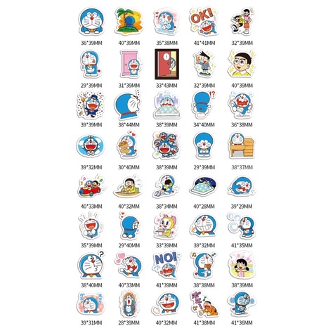 สติ๊กเกอร์-doraemon-28-โดราเอมอน-40-ชิ้น-โดเรม่อน-โดเรมอน-โดเรมี-โนบิตะ-ชิสุกะ-ฟูจิโอะ-แมว-ชิซุกะ