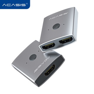 ACASIS HDMI Switch 4K Splitter Bi Directional 1 in 2 Out or 2 in 1 Out HDMI Selector Switcher Box For TV Stick PC