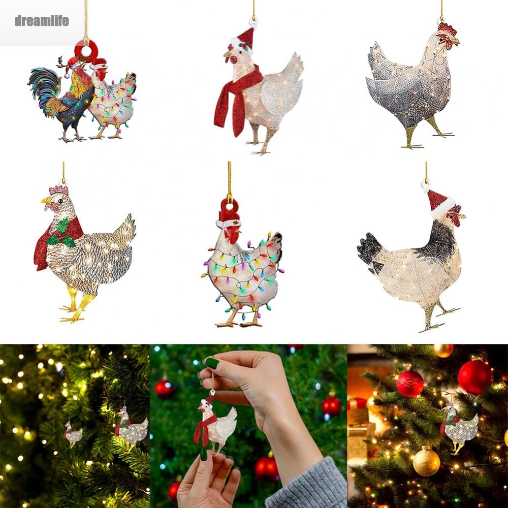 dreamlife-christmas-ornament-christmas-tree-permanent-school-bags-chicken-ornament