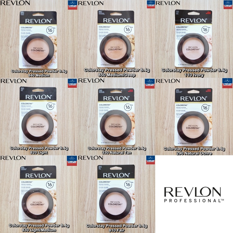 Revlon Colorstay Pressed Powder – 8,4 G, Light, ölfrei – Mattierendes Puder Für Den Ganzen Tag