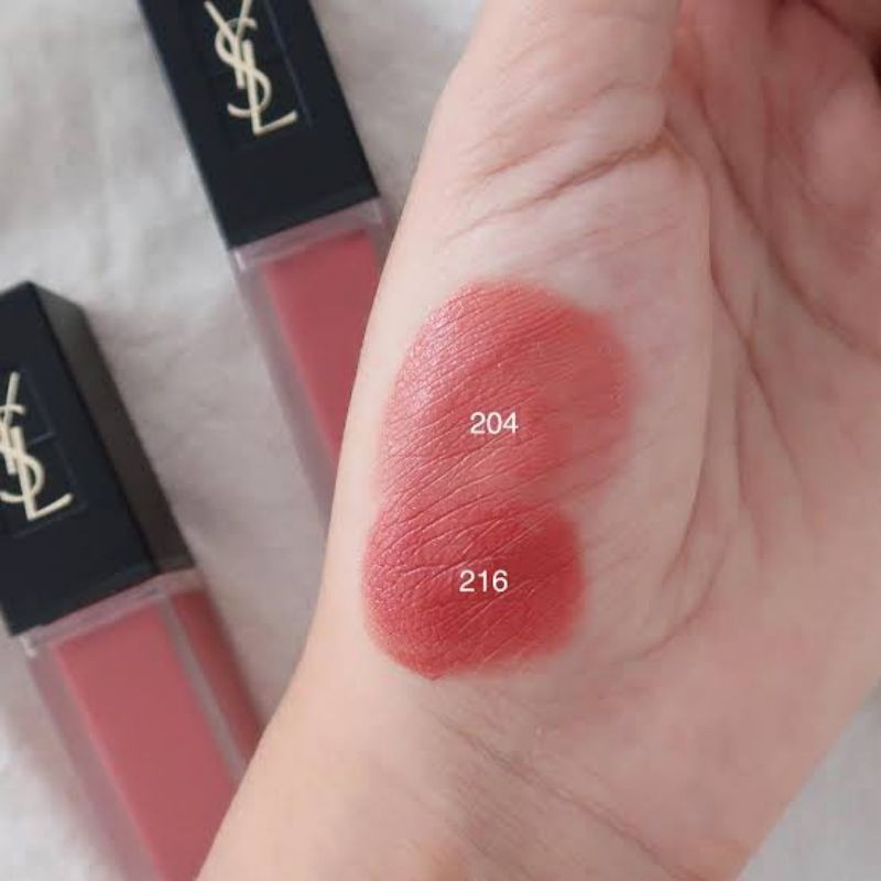 YSL TATOUAGE COUTURE VELVET CREAM 216 Nude Emblem