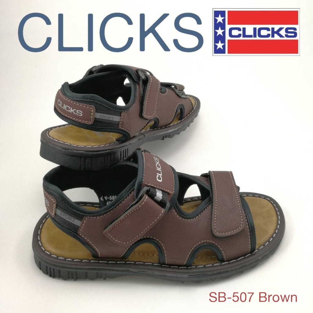 clicks-รุ่น-sb507-รองเท้าแตะรัดส้นสำหรับสุภาพบุรุษ