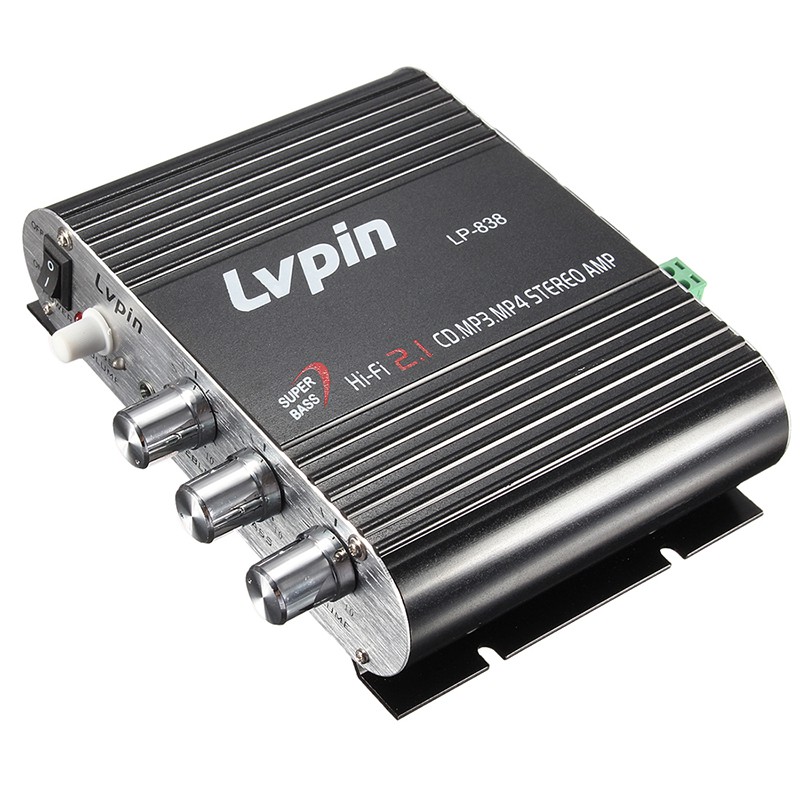 เครื่องขยายเสียงสเตอริโอlvpin-12v-200-w-mini-hi-fi-เครื่องขยายเสียงสเตอริโอ