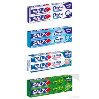 [ แพ็คคู่ ] SALZ Fresh ยาสีฟัน ซอลส์ 160 กรัม 2 หลอด