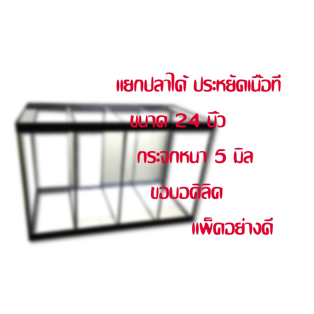 ตู้ปลา-24-นิ้วกั้น-4-ช่อง-สำหรับแยกปลา-ใช้เลี้ยงปลาหมอสี