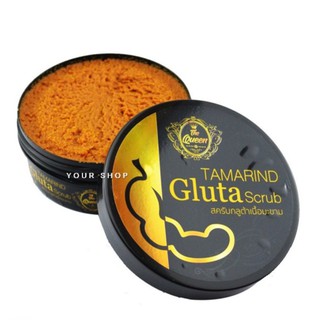 สครับกลูต้าเนื้อมะขาม Tamarind Gluta Scrub THE QUEEN